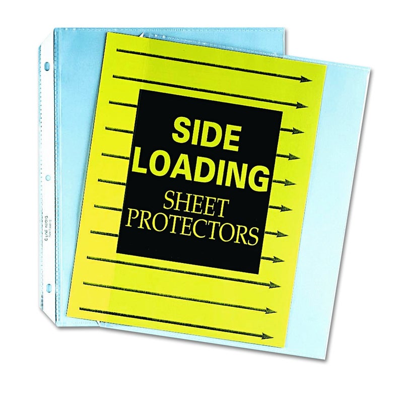 C-Line Side Loading Polypropylene Sheet Protectors, Clear, 2", 11 x 8.5, 50/Box - Image 2